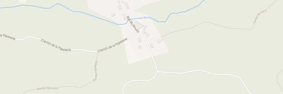 Plan du 36 Rue du Moulin à Orrouy