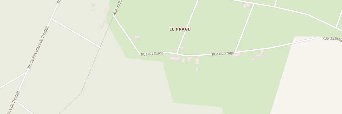 Plan du 5182 Le Prage à Couleuvre