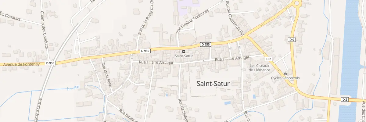 Plan du 24 Rue Hilaire Amagat à Saint-Satur