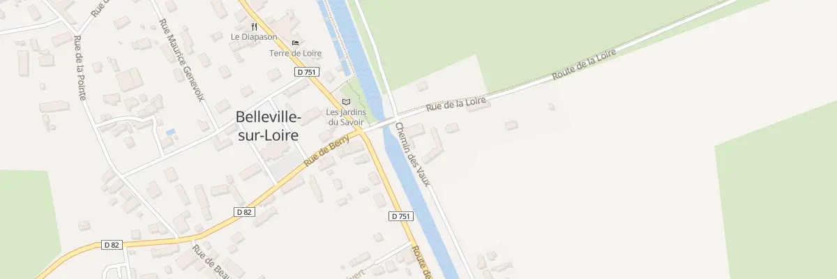 Plan du 2 Rte de la Loire à Belleville-sur-Loire