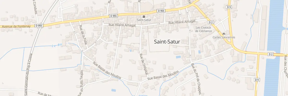 Plan du 10 Rue de l’Hopital à Saint-Satur