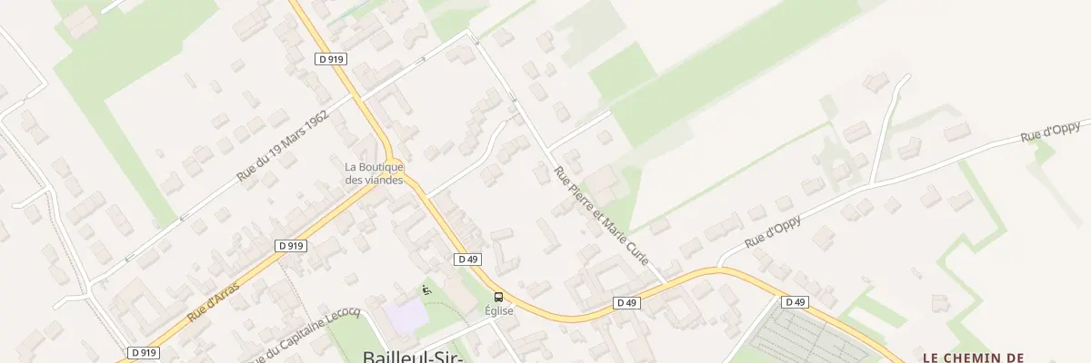Plan du 5 Rue Pierre et Marie Curie à Bailleul-Sir-Berthoult
