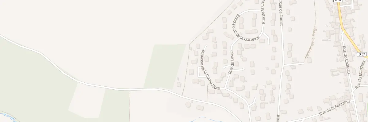 Plan du 6 Rue du Charnois à Bombon