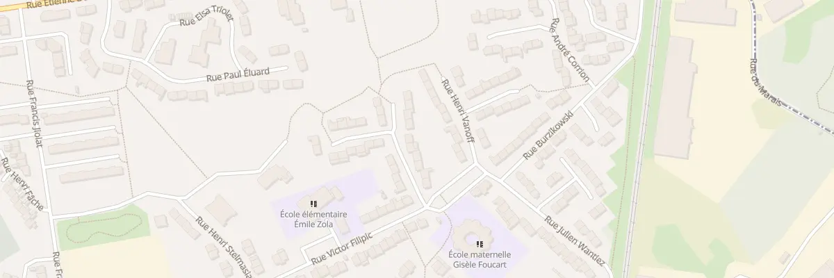 Plan du 12 Rue Marcel Vandepeutte à Sallaumines