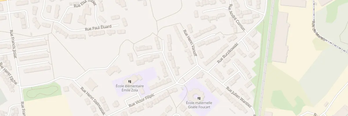 Plan du 10 Rue Marcel Vandepeutte à Sallaumines