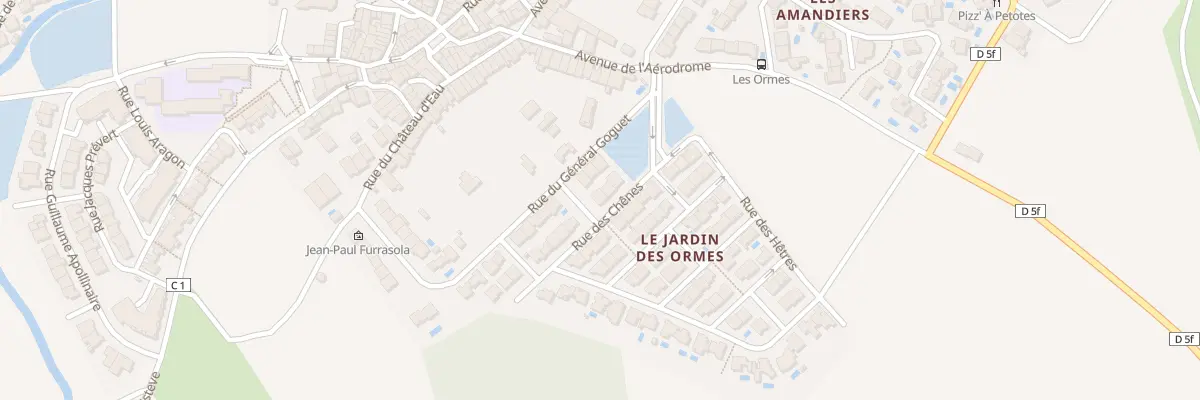 Plan du 6 Rue des Chênes à Peyrestortes