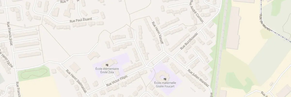 Plan du 8 Rue Marcel Vandepeutte à Sallaumines