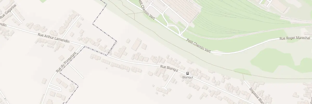 Plan du 90 Rue Blanqui à Méricourt