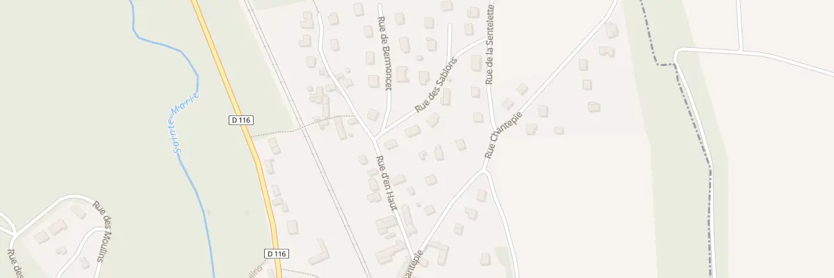 Plan du 4 Rue des Sablons à Glaignes