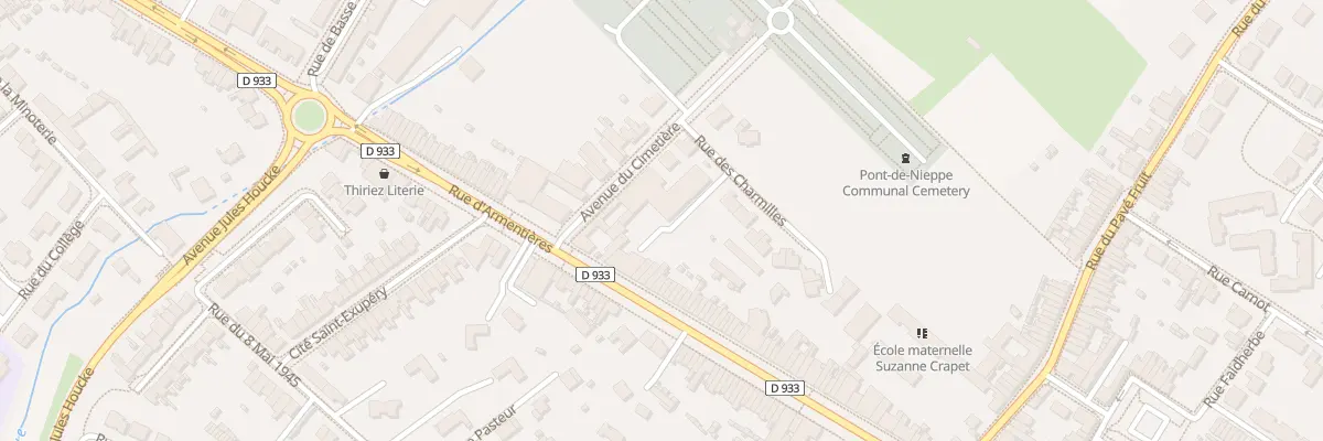 Plan du 1139 Rue d’Armentieres à Nieppe