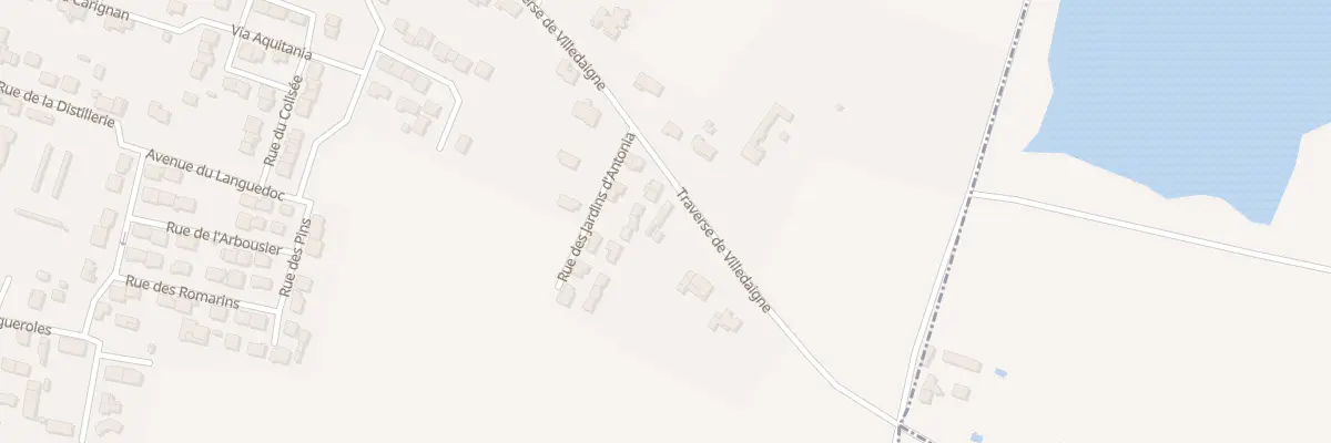 Plan du 28 Tra de Villedaigne à Canet