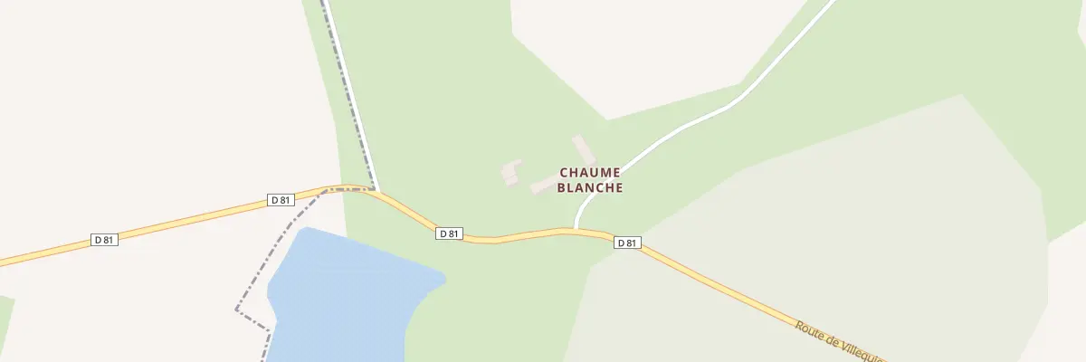 Plan du 167 Chaume Blanche à Garigny