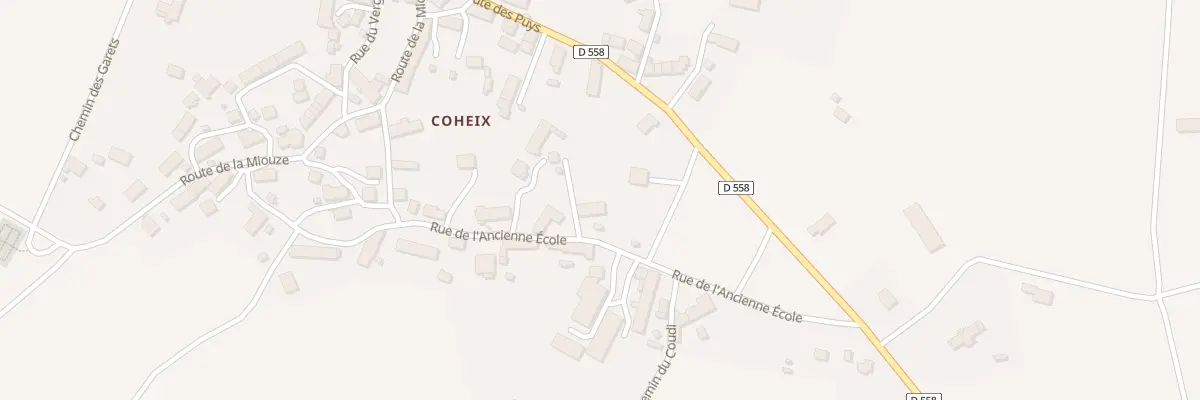 Plan du 25 Rue de l’Ancienne Ecole Coheix à Mazaye