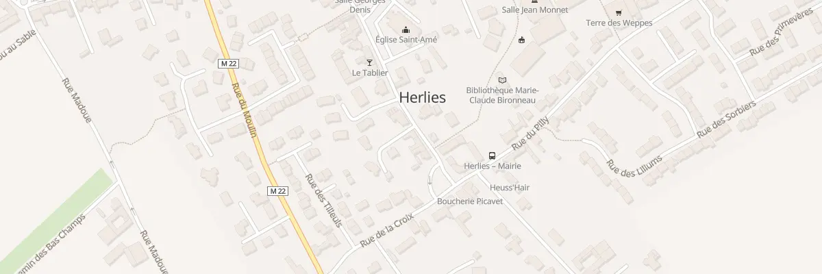 Plan du 6 Rue du Bourg à Herlies