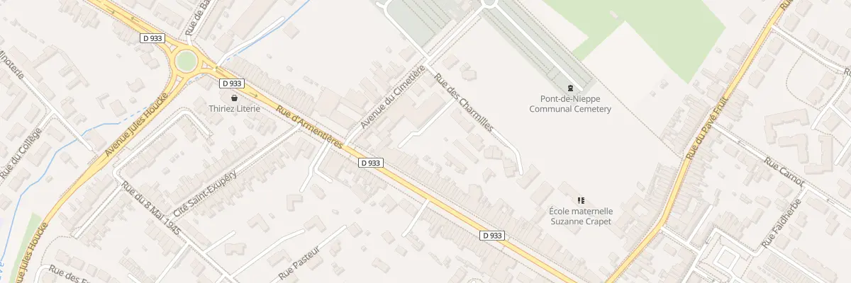 Plan du 1165 Rue d’Armentieres à Nieppe