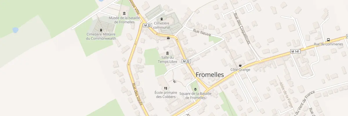 Plan du 11 Rue de l’Eglise à Fromelles