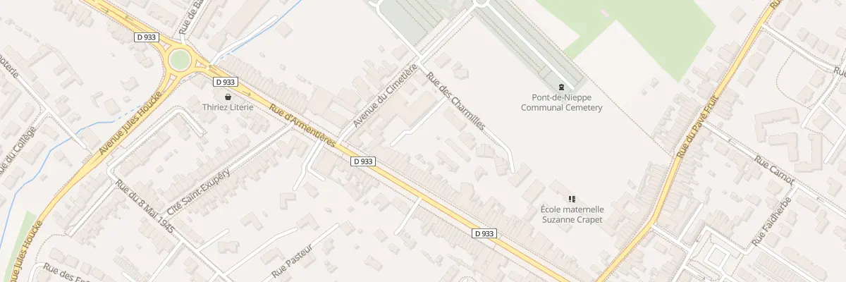 Plan du 1171 Rue d’Armentieres à Nieppe