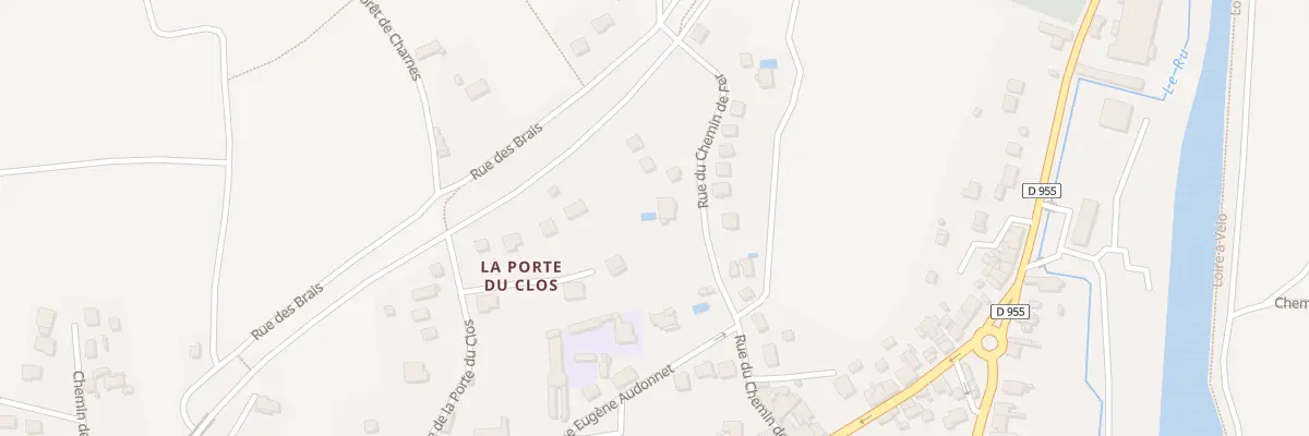 Plan du 7 Rue du Chemin de Fer à Saint-Satur