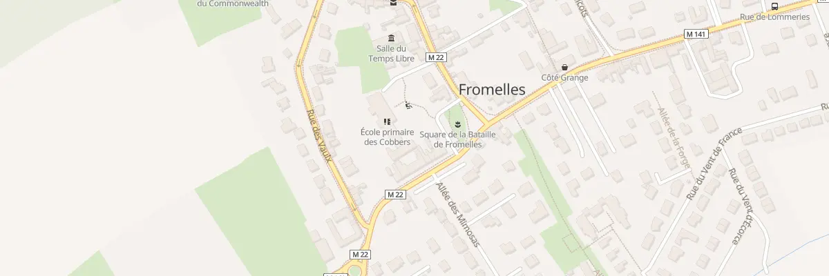Plan du 5 Rue de Verdun à Fromelles