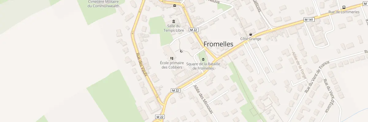 Plan du 3 Rue de Verdun à Fromelles
