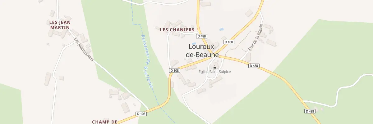 Plan du 6 Rte de Hyds à Louroux-de-Beaune
