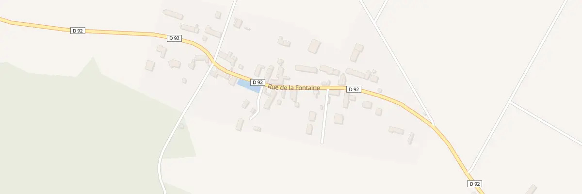 Plan du 35 Rue de la Fontaine à Villemaréchal