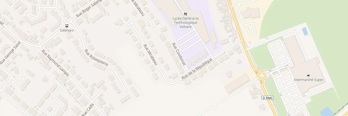 Plan du 5 Rue Condorcet à Wingles