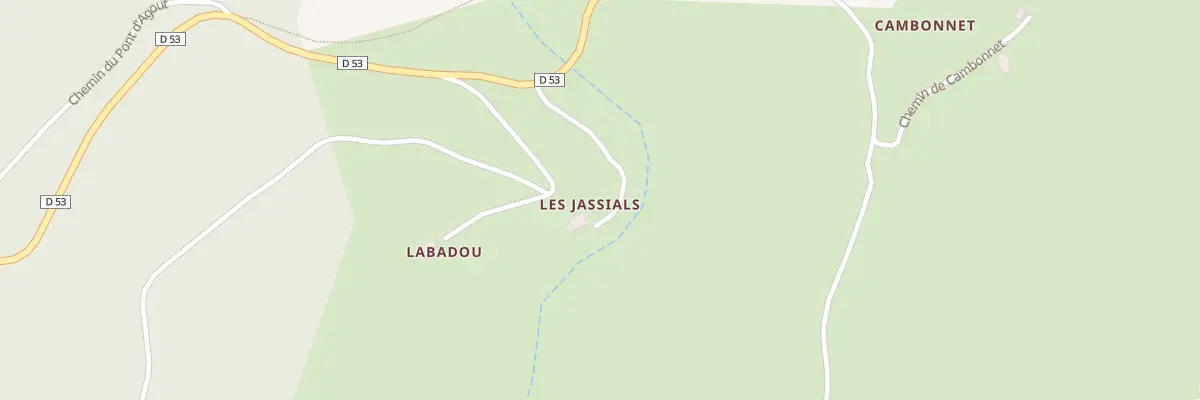 Plan du 5105 Les Jassials à Cambon-et-Salvergues