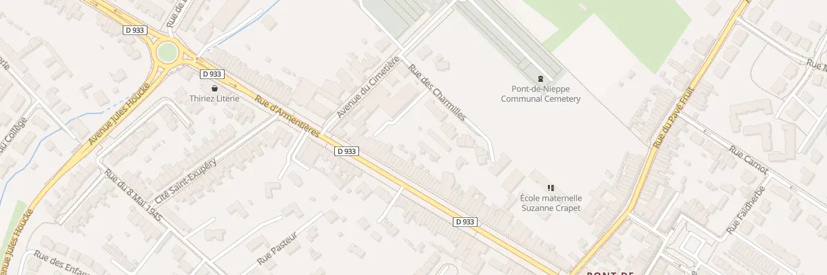 Plan du 1177 Rue d’Armentieres à Nieppe