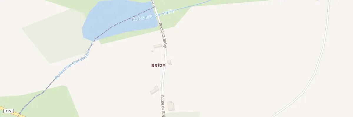 Plan du 5001A Brezy à Theneuille
