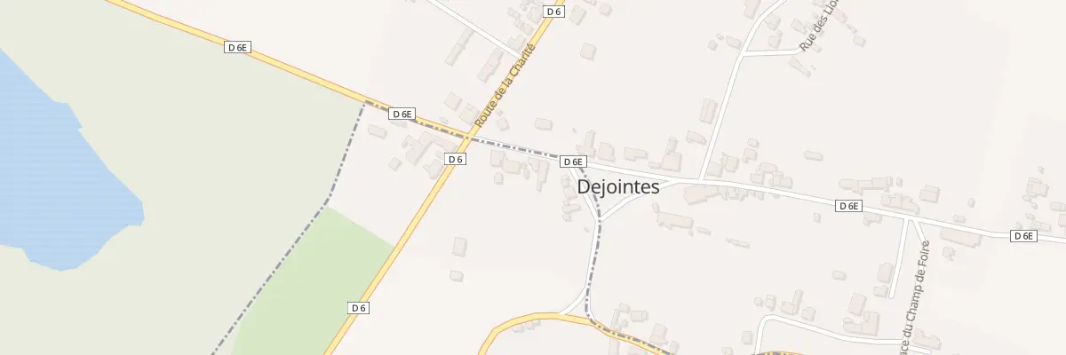 Plan du 8 Dejointes à Nérondes