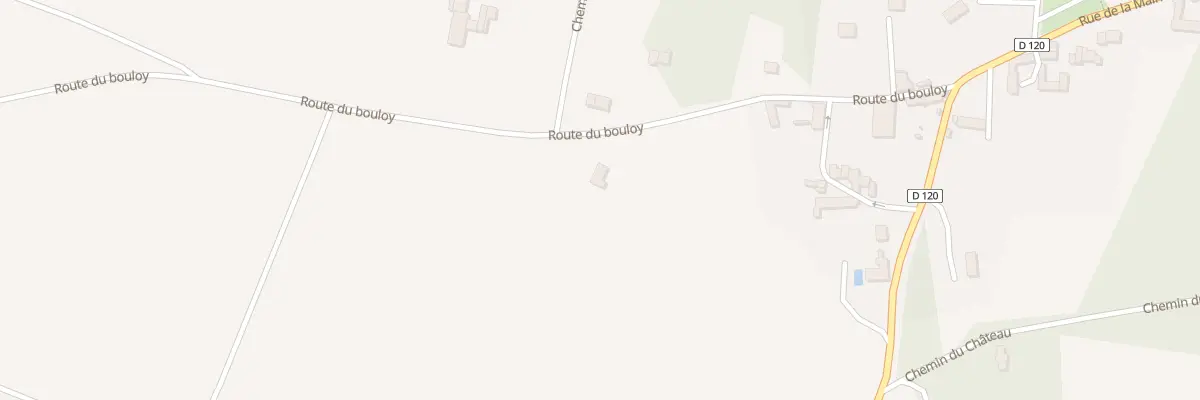 Plan du 13 Rte du Bouloy à Paley