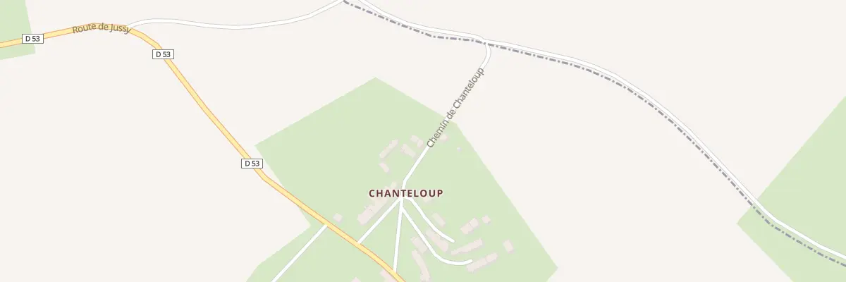 Plan du 11 Chanteloup à Couy