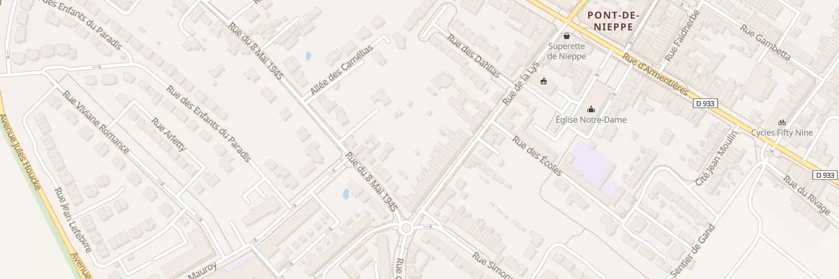 Plan du 192 Rue de la Lys à Nieppe