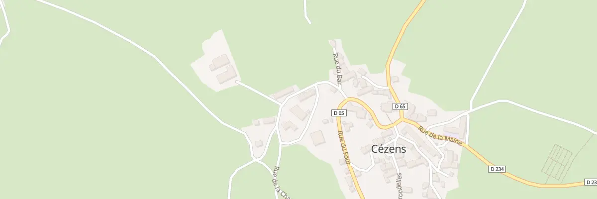Plan du 7 Rue de la Chaumiere à Cézens