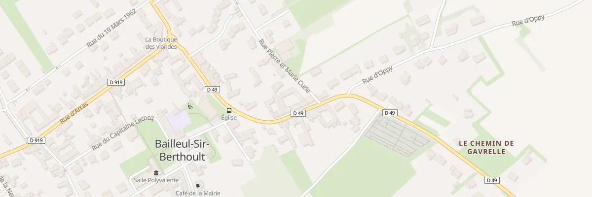 Plan du 25 Rue de Gavrelle à Bailleul-Sir-Berthoult