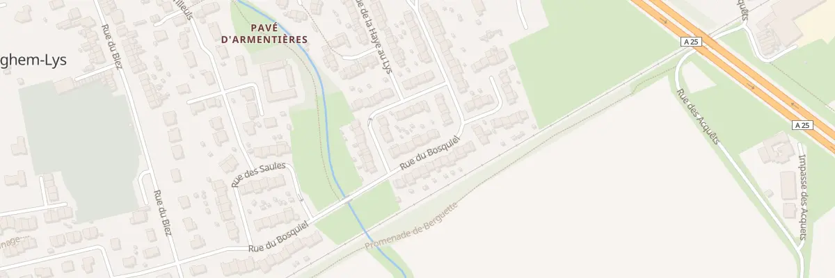 Plan du 32 Rue du Bosquiel à Erquinghem-Lys