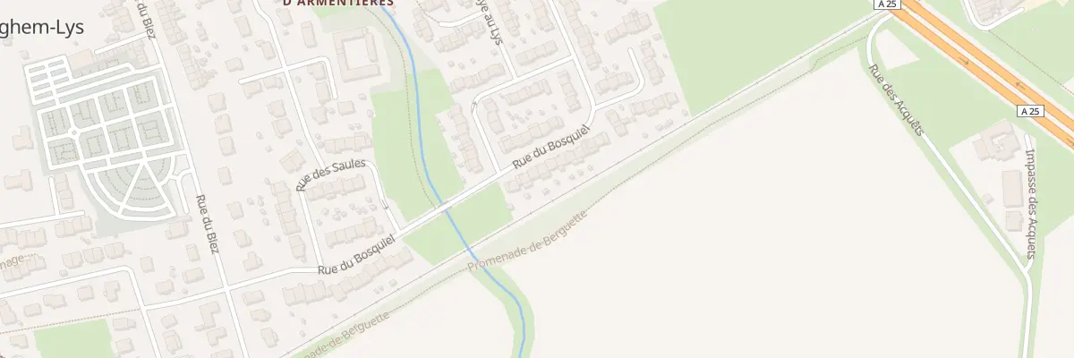 Plan du 47 Rue du Bosquiel à Erquinghem-Lys