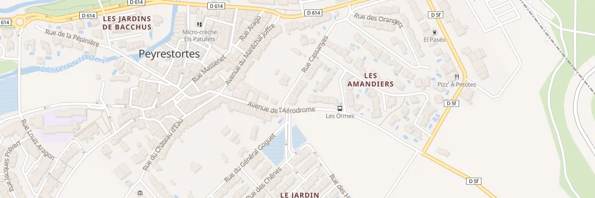 Plan du 15 Rue Cassanyes à Peyrestortes
