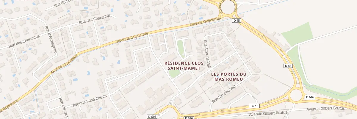 Plan du 13 Av Decl des Droits de l’Homme à Saint-Estève