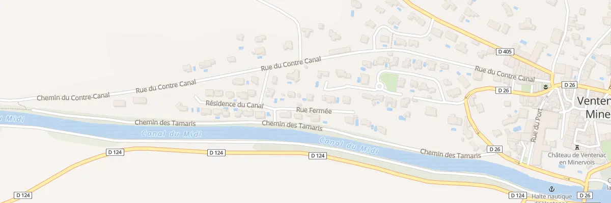 Plan du 3 Rue Fermée à Ventenac-en-Minervois