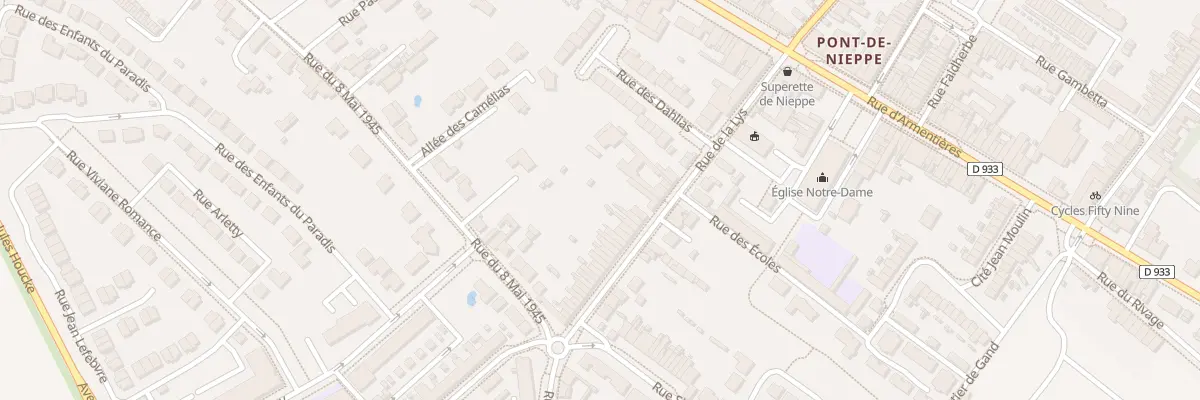 Plan du 168 Rue de la Lys à Nieppe