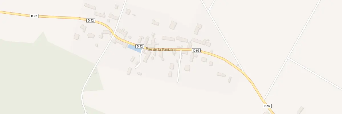Plan du 33 Rue de la Fontaine à Villemaréchal