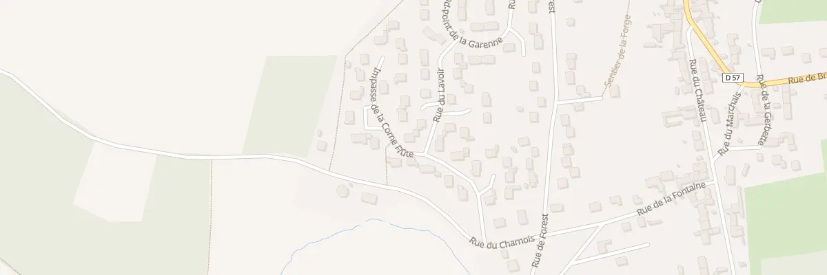 Plan du 2 Imp de la Corneflutte à Bombon