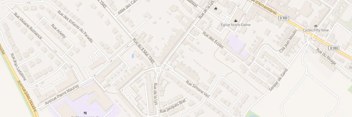 Plan du 225B Rue de la Lys à Nieppe