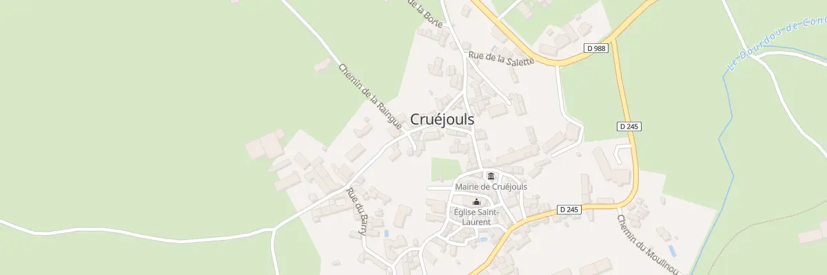 Plan du 5048 Cruejouls à Palmas d’Aveyron