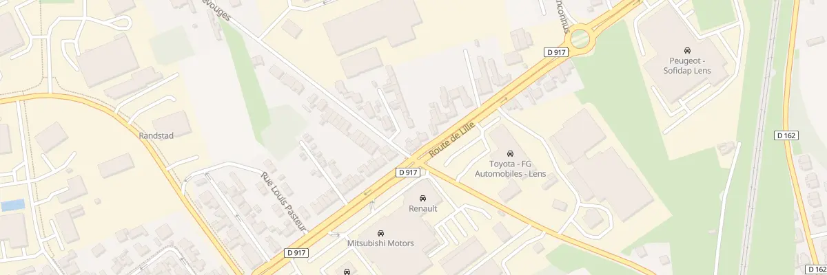 Plan du 87 Rte de Lille à Loison-sous-Lens
