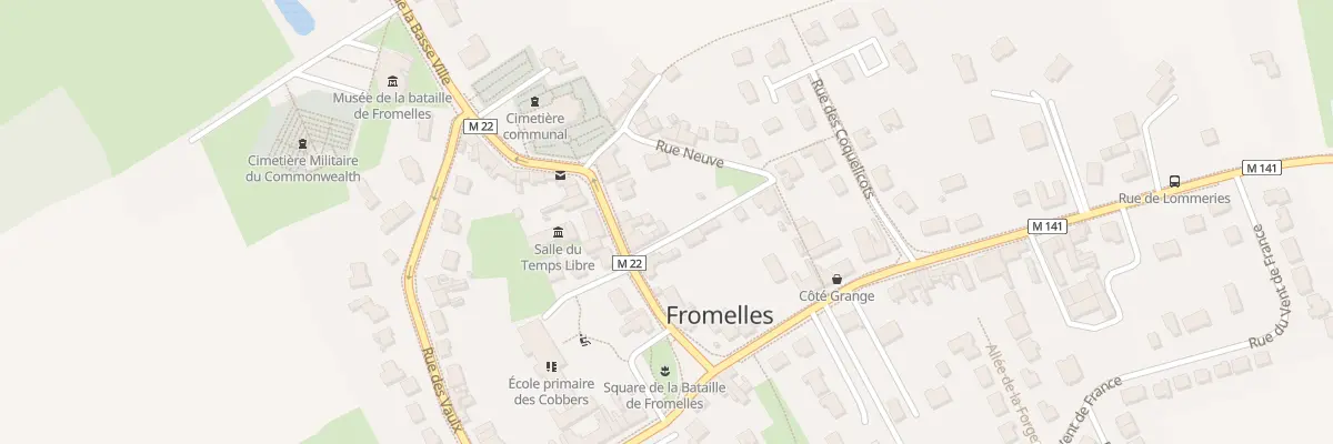 Plan du 16 Rue de l’Eglise à Fromelles