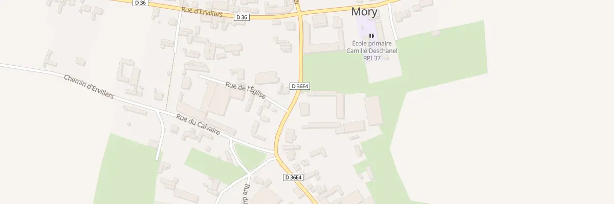 Plan du 2 Rue de Bapaume à Mory