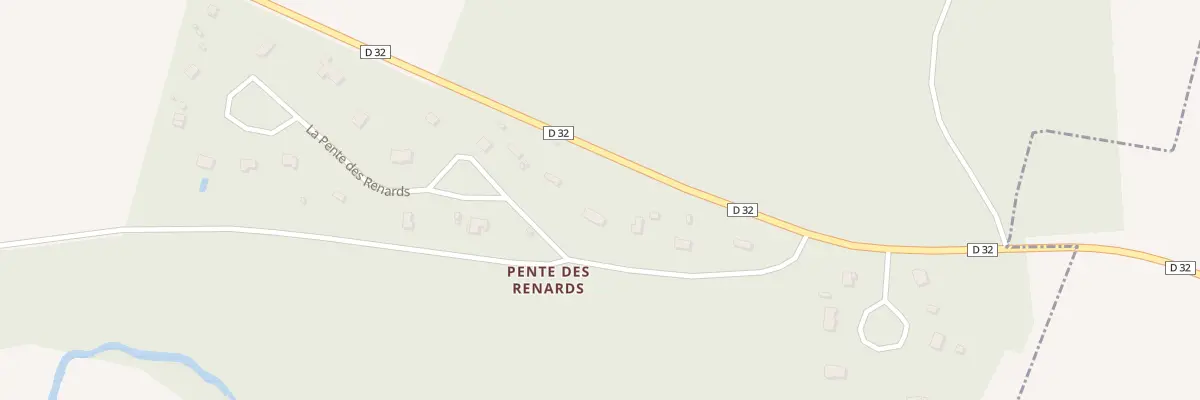 Plan du 14 Pente des Renards à Griselles